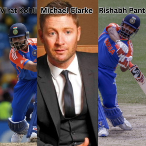 Clarke Claims 2 Indian Stars Kohli(L) and Rishabh Pant (R) to hold key roles in Australia series.